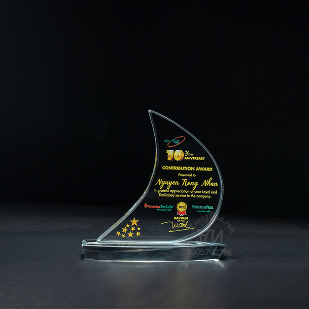 Cúp moon pie cho sự kiện doanh nghiệp